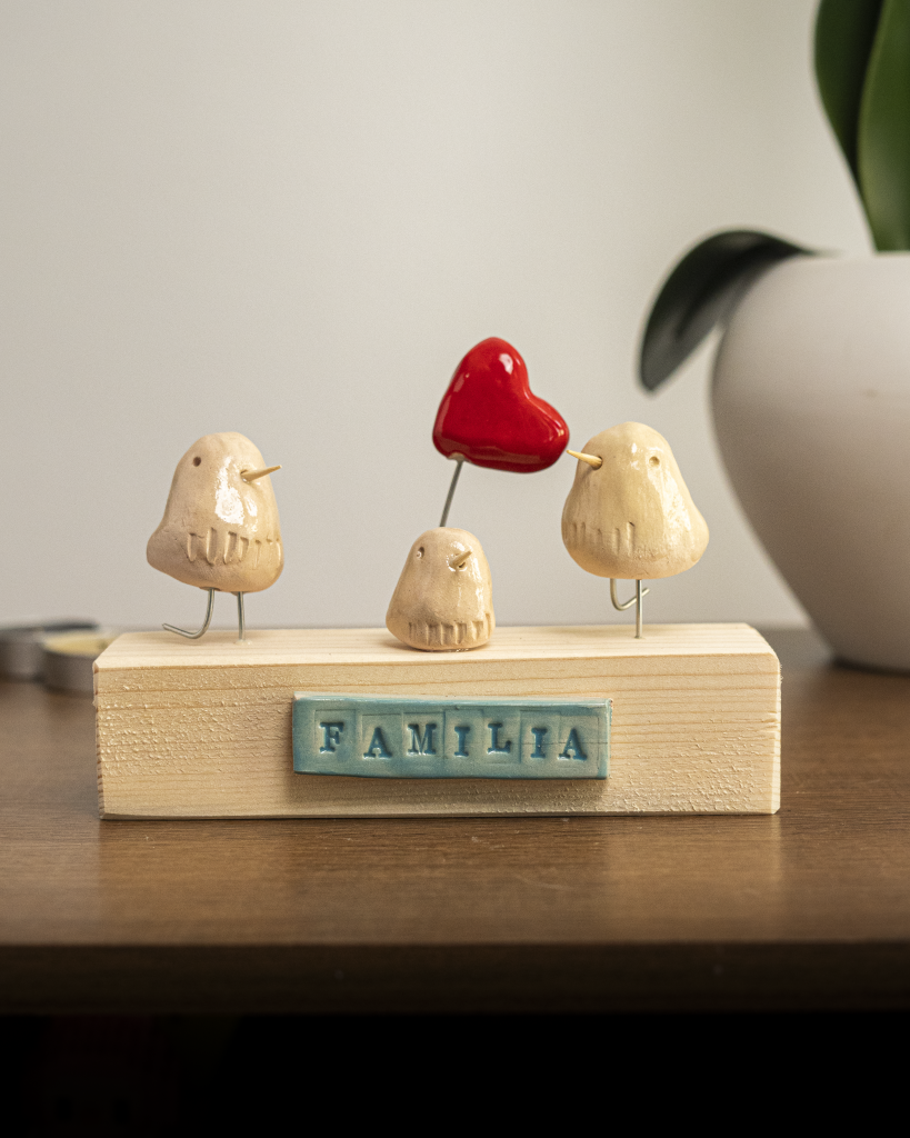 Pajaritos Familia de 3