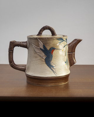 Tetera rústica Colibrí